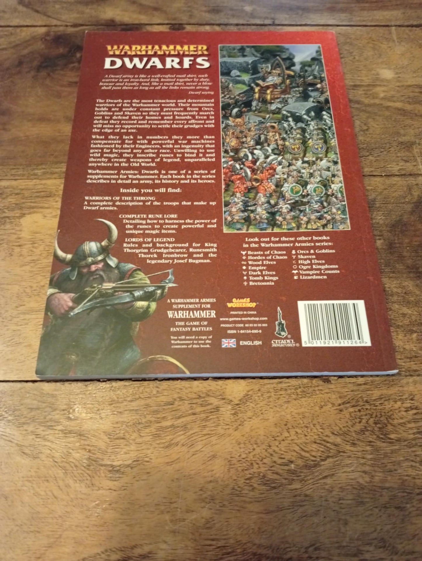 Warhammer Fantasy Dwarfs Games Workshop 2005
