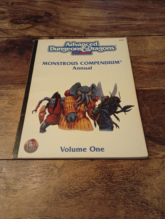 AD&D Monstrous Compendium Annual #1 TSR 2145 AD&D 2nd Edition 1994