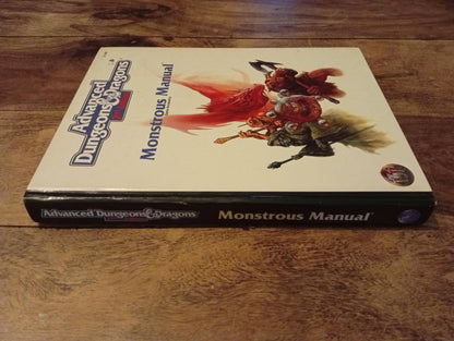 AD&D Monstrous Manual White Cover Hardcover TSR 2140 AD&D 2nd Ed 1993