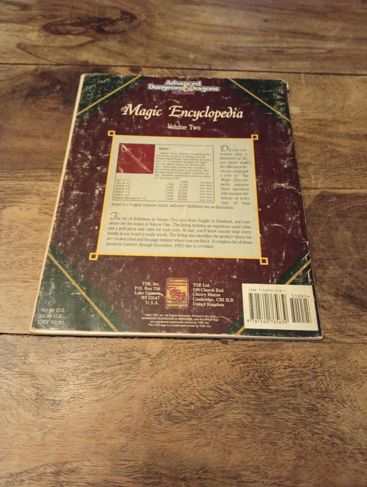 AD&D Magic Encyclopedia #2 TSR 9421 AD&D 2nd Ed 1993