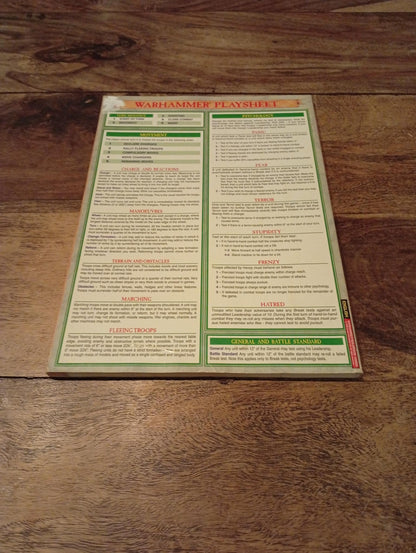 Warhammer Fantasy Battle Rulebook 5th Ed Games Workshop 1996