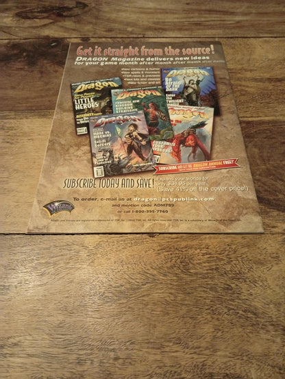 Living Greyhawk Journal #1 With Map Wizards of the Coast 2000