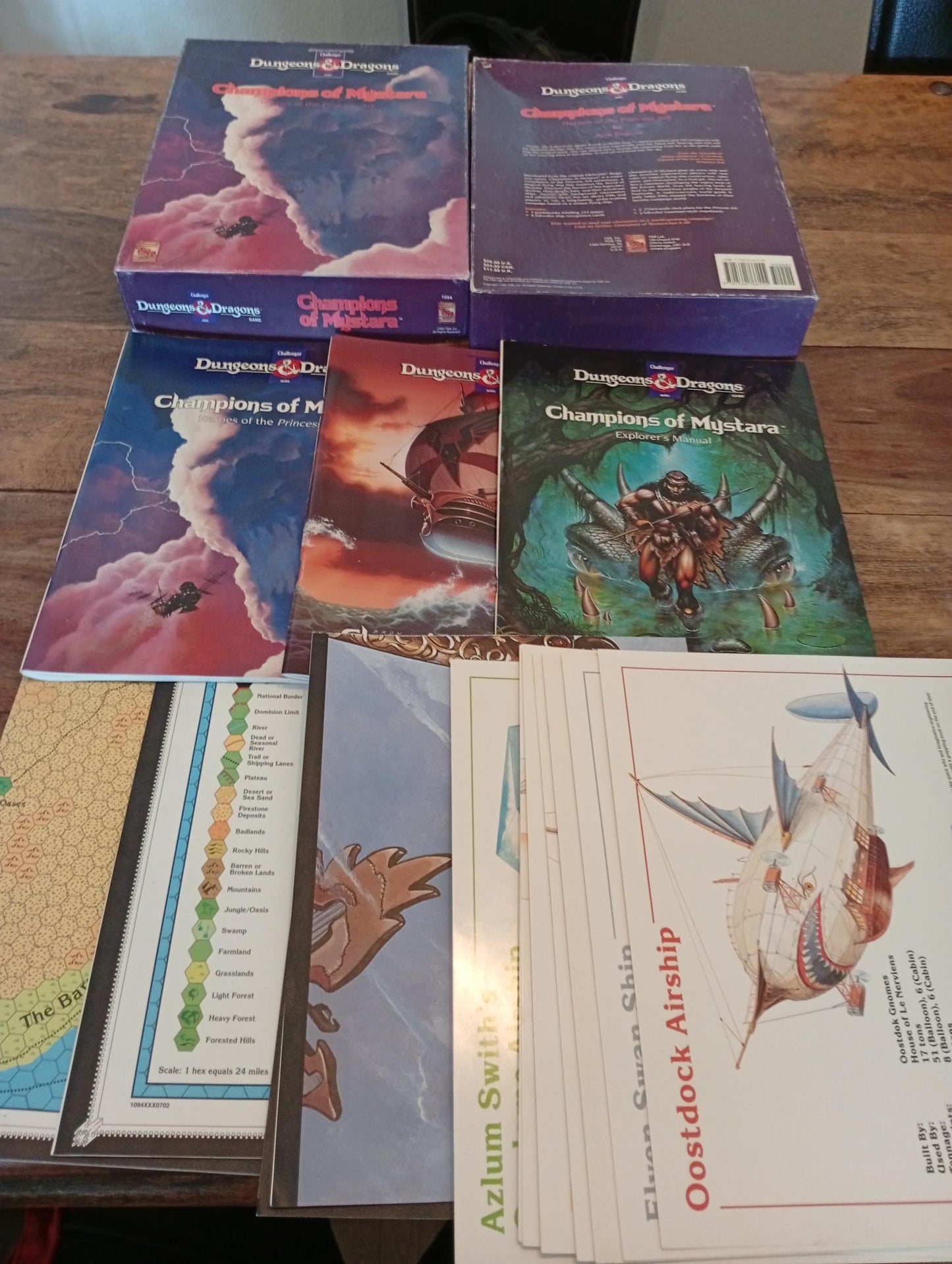 Mystara Champions of Mystara Box Set TSR 1094 AD&D 1993