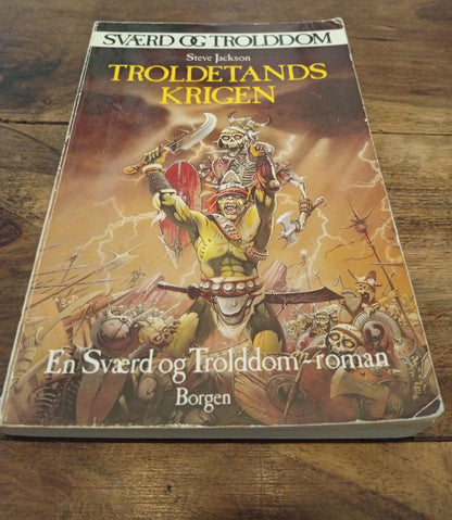 Sværd og Trolddom Troldetandskrigen Steve Jackson 1991
