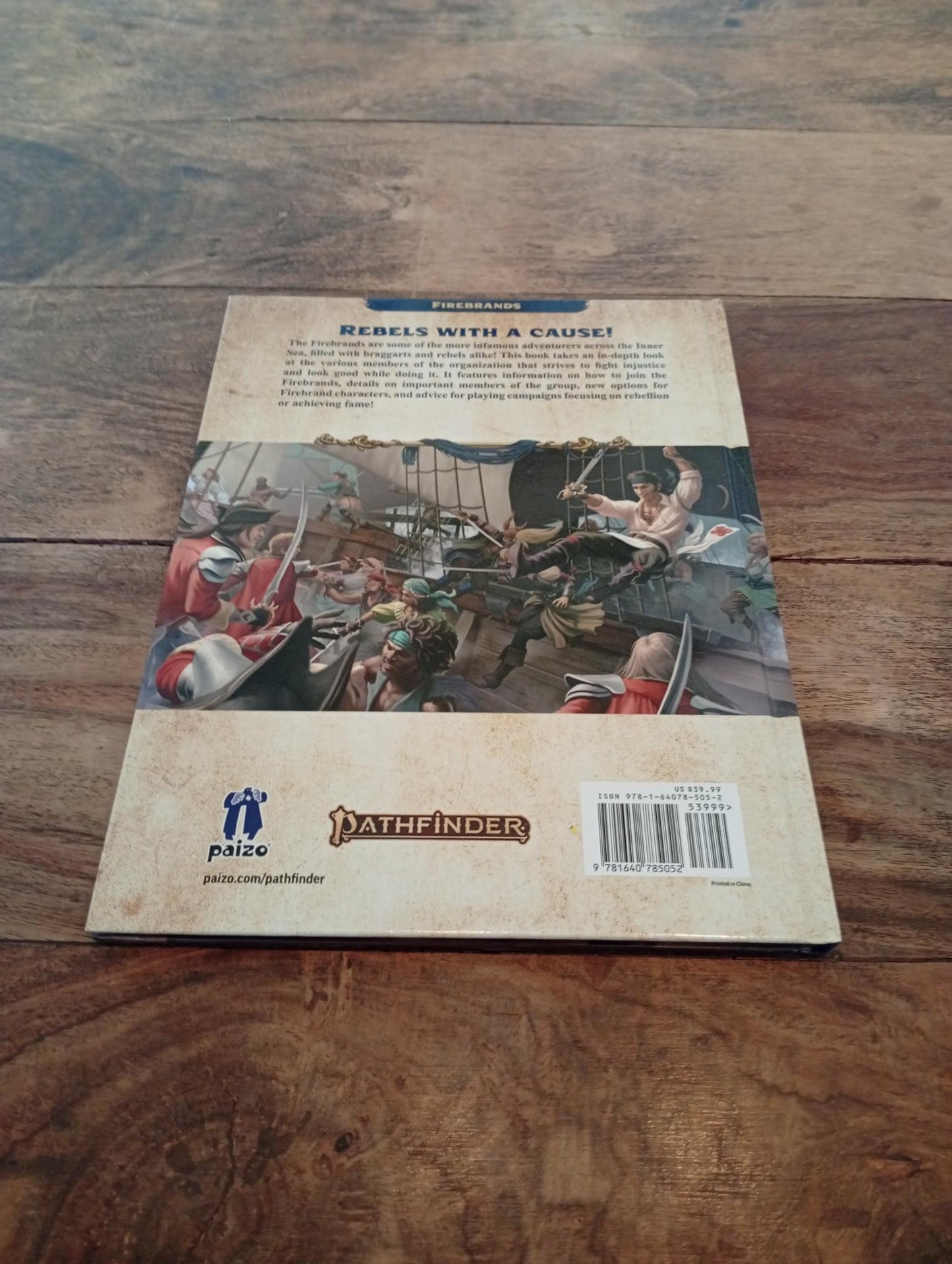 Pathfinder Lost Omens Firebrands 9315 Paizo Publishing 2023