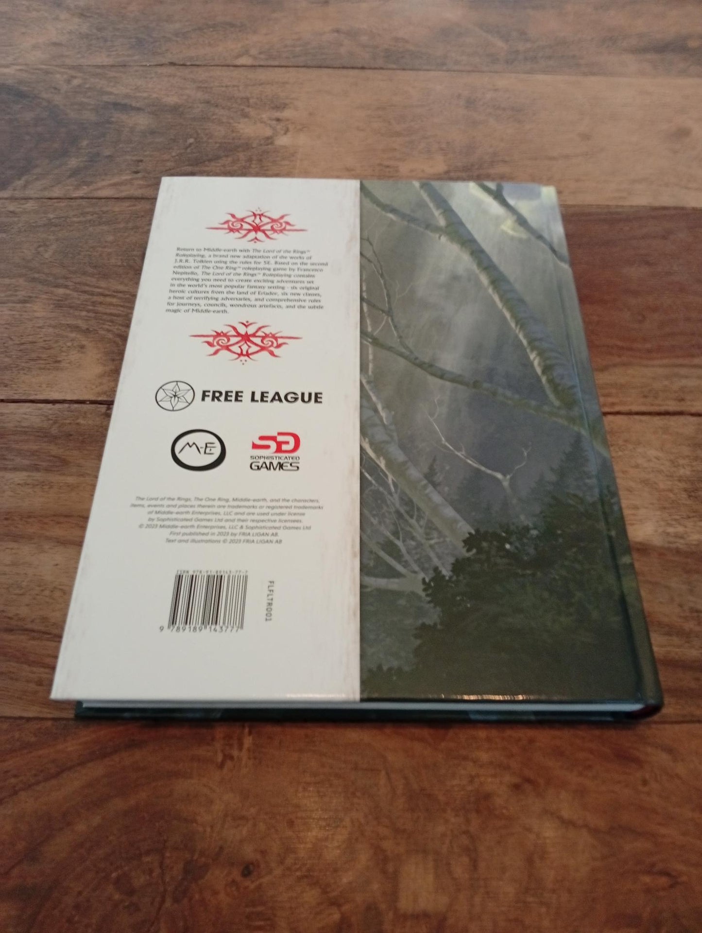The Lord of the Rings Roleplaying Core Rulebook 5e Free League Publishing 2023