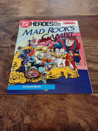 DC Heroes Mad Rook's Gambit Adventure Module Mayfair Games 1987