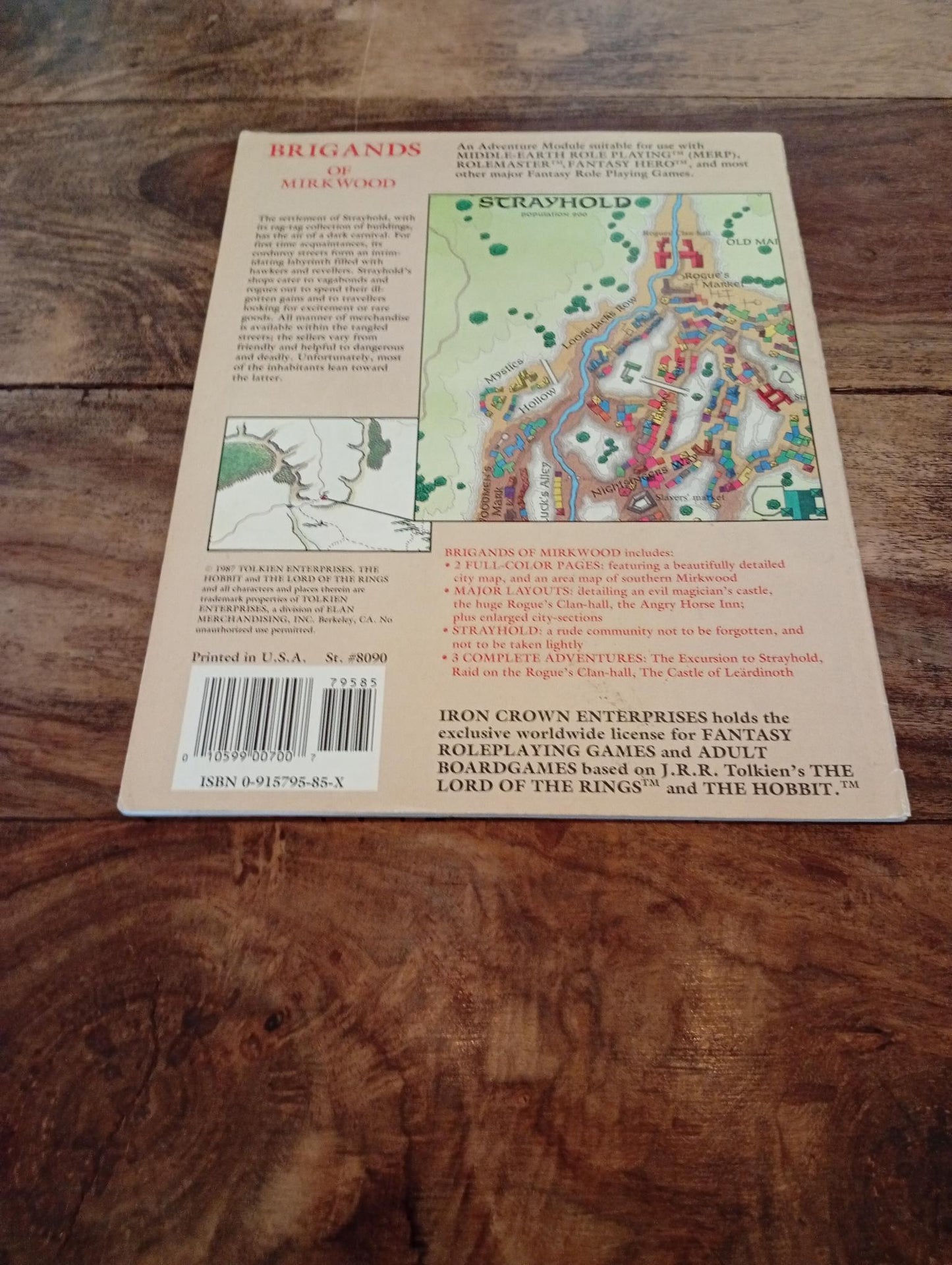 MERP Brigands Of Mirkwood I.C.E. #8090 1987