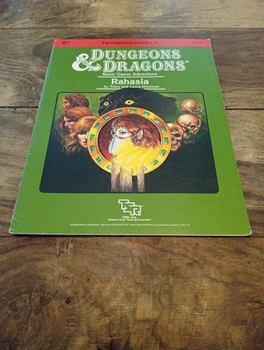 Dungeons & Dragons Rahasia B7 TSR 9115 D&D 1984