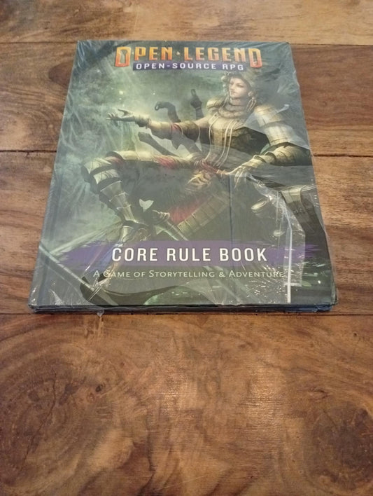 Open Legend Core Rule Book Hardcover Kickstarter Seventh Sphere 2017