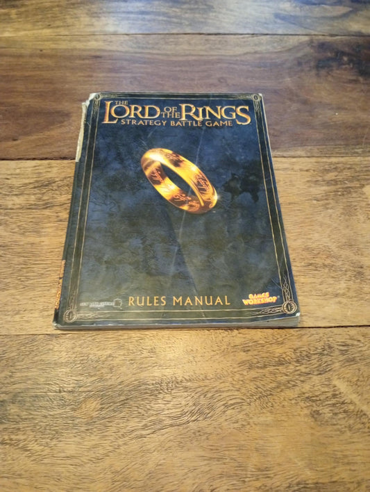 The Lord of The Rings Strategy Battle Game Rules Manual Games Workshop 2005