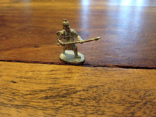 Prince August Fighter with Spear Metal Miniatures