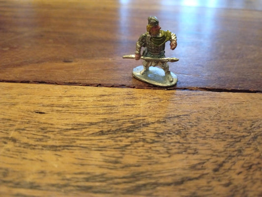 Prince August Fighter with Spear Metal Miniatures