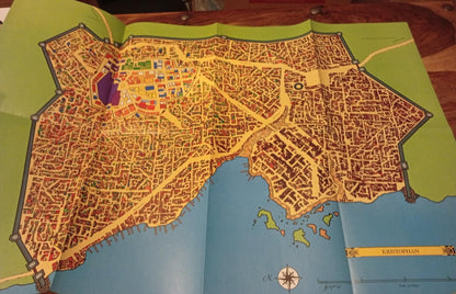 Dragonlance Kristophan Map Time of the Dragon TSR 0704 AD&D 1989