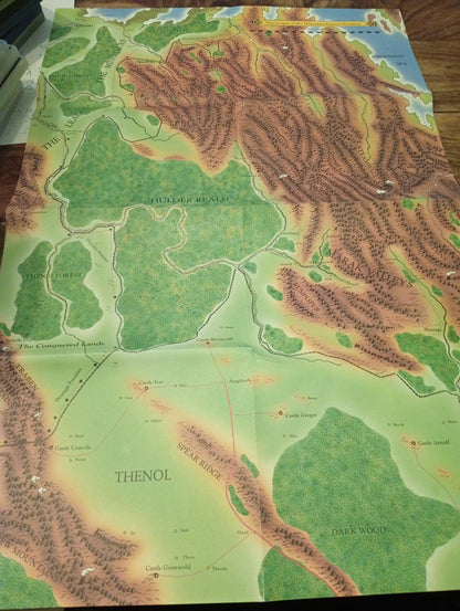 Dragonlance The League of Minataurs Eastern Frontiers Map AD&D TSR 1990