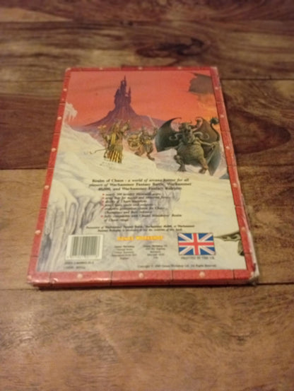 Warhammer Realm Of Chaos Slaves of Darkness Hardback Games Workshop 1988