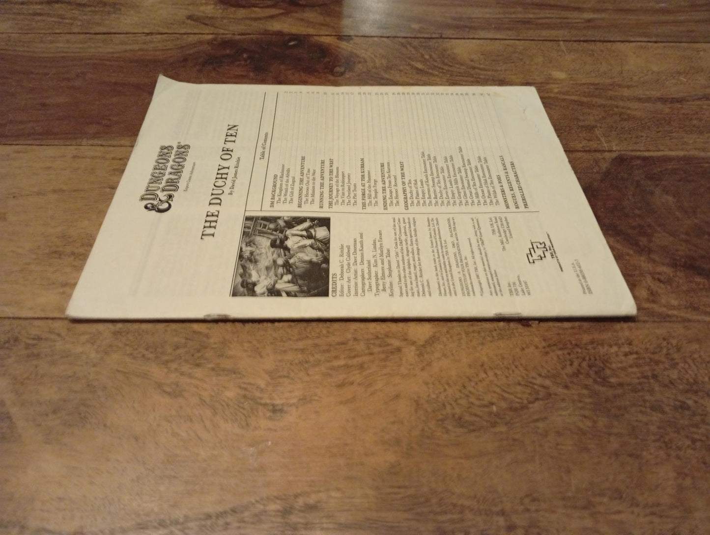 Dungeons & Dragons The Duchy of Ten TSR 9205 DA4 D&D 1987