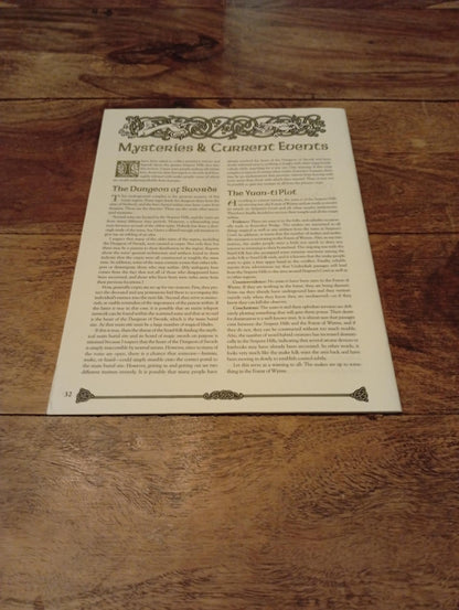Forgotten Realms The Serpent Hills From Elminster's Ecologies #2 TSR 1995