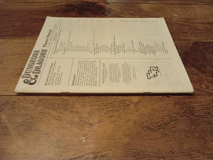 Dungeons & Dragons Players Manual TSR 1983