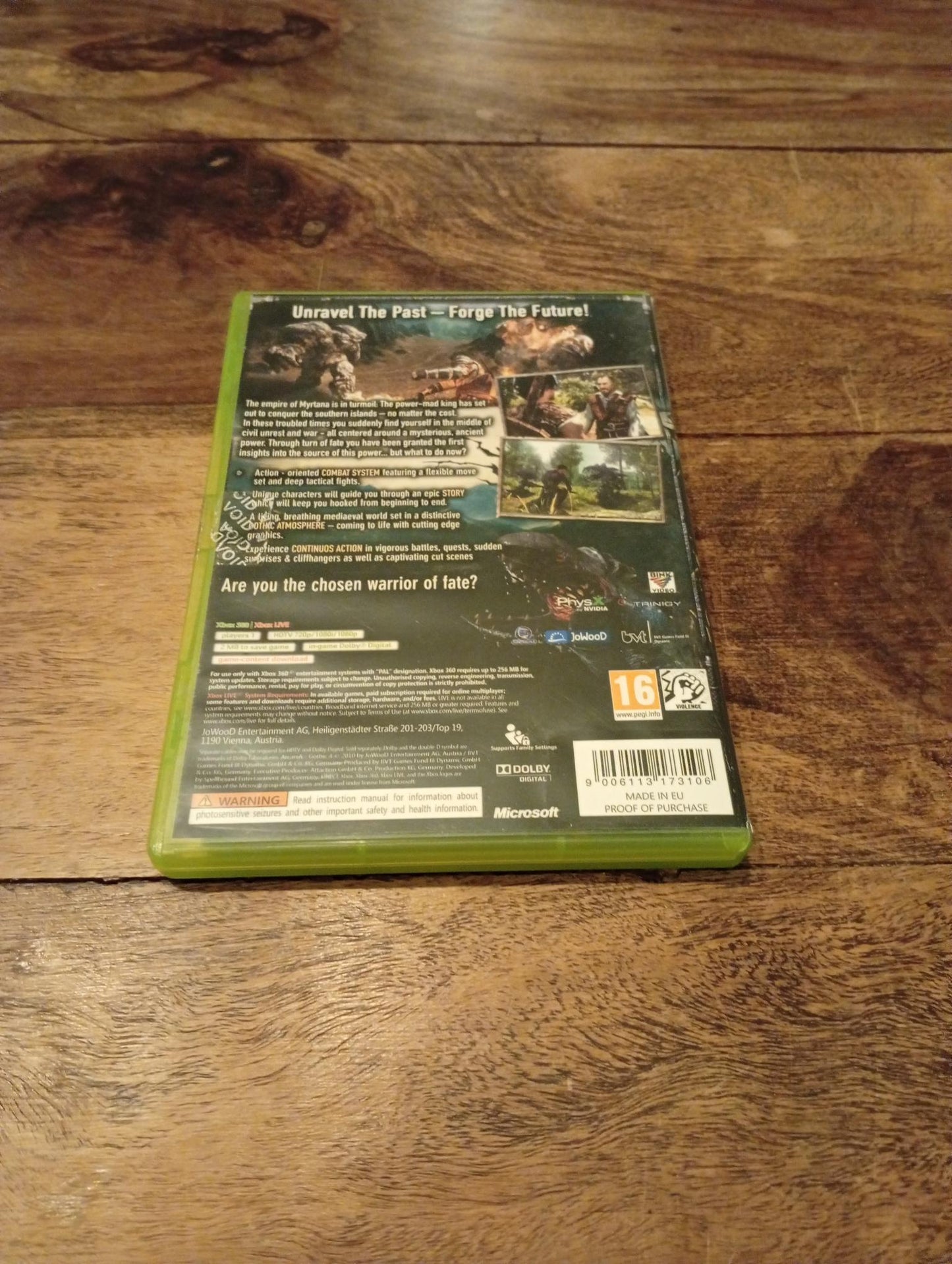 Xbox 360 Arcania Gothic 4 - Manual 2010
