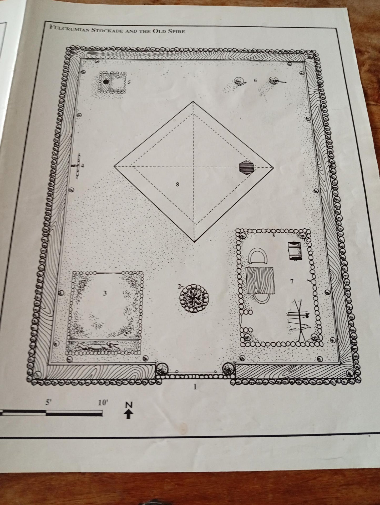 Shadow World Demons of the Burning Night Map I.C.E. 6003 Rolemaster 1989