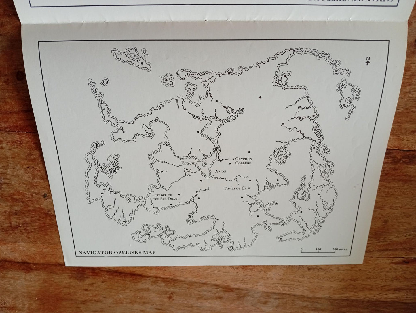 Shadow World Sky Giants of the Brass Stair Map I.C.E. 6012 Rolemaster 1990