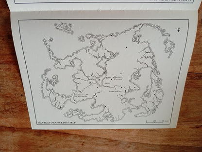 Shadow World Sky Giants of the Brass Stair Map I.C.E. 6012 Rolemaster 1990