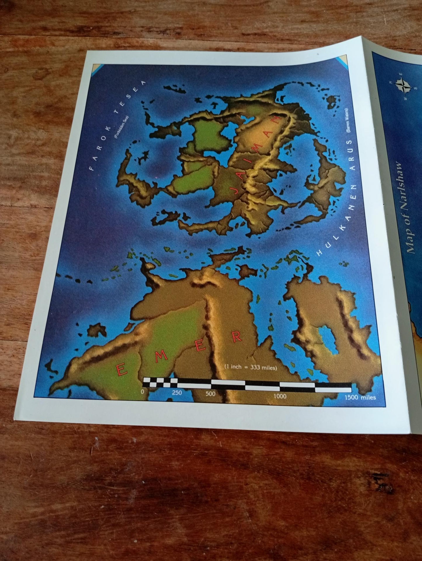 Shadow World Sky Giants of the Brass Stair Map I.C.E. 6012 Rolemaster 1990