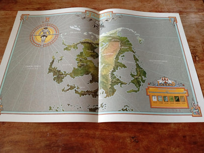 Shadow World Sky Giants of the Brass Stair Map I.C.E. 6012 Rolemaster 1990