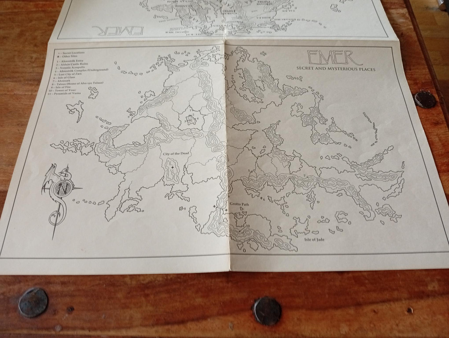 SHADOW WORLD EMER Map I.C.E. 1990