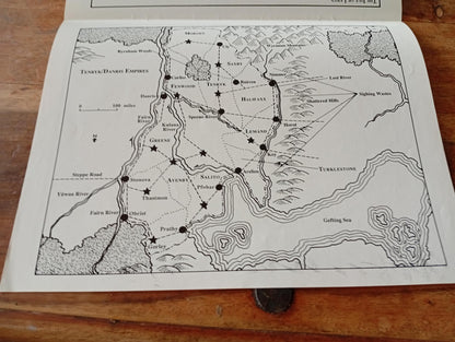 Shadow World Star Crown Empire Map I.C.E. 6005 Rolemaster 1989