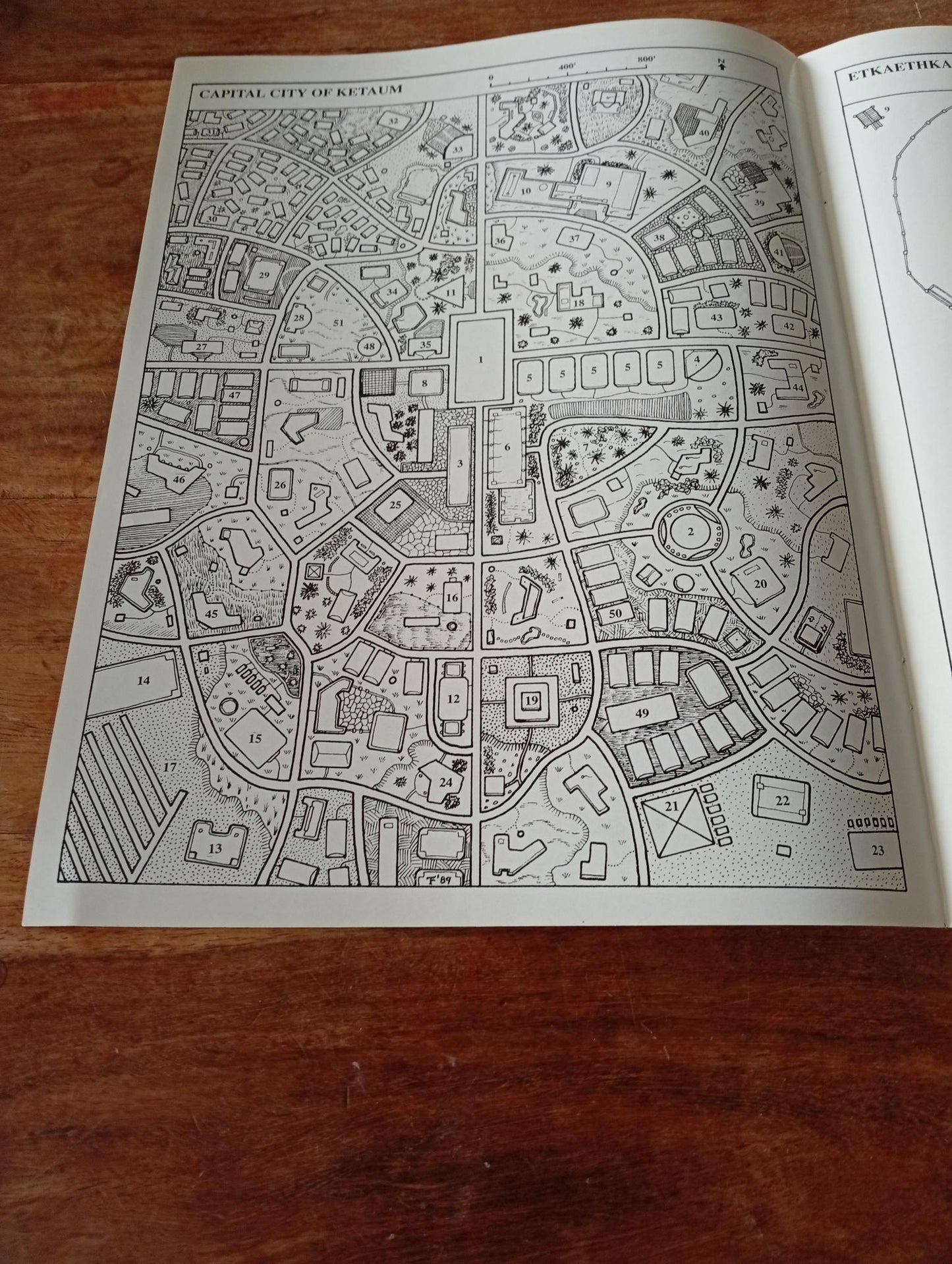 Shadow World Nomads Of The Nine Nations Map I.C.E. 6013 Rolemaster 1990