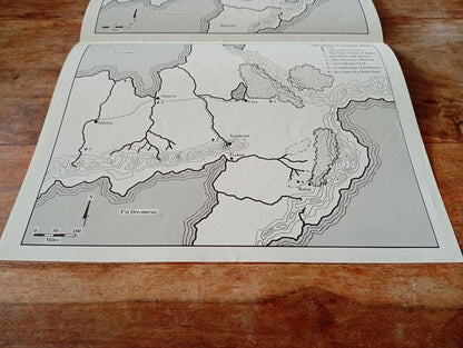 Shadow World Nomads Of The Nine Nations Map I.C.E. 6013 Rolemaster 1990