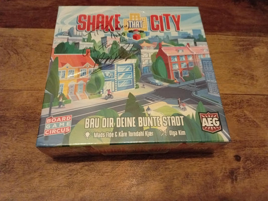 Shake That City Board Game New Signed Autographed AEG 2024