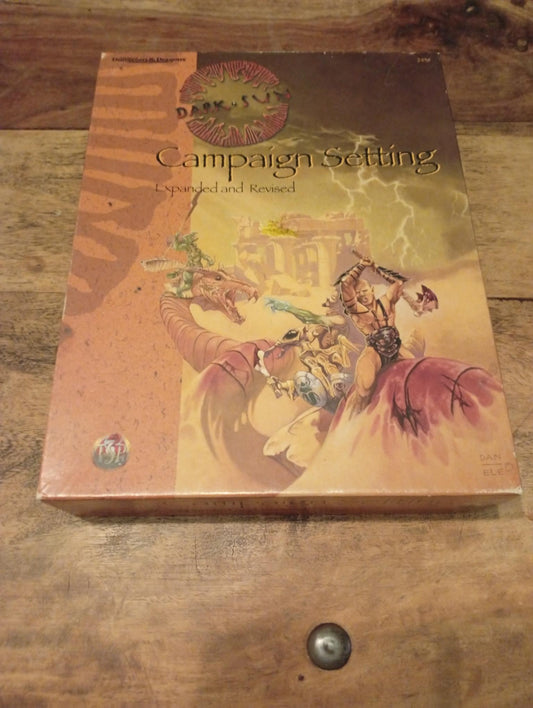Dark Sun Campaign Setting Expanded & Revised Box Set AD&D TSR 1995