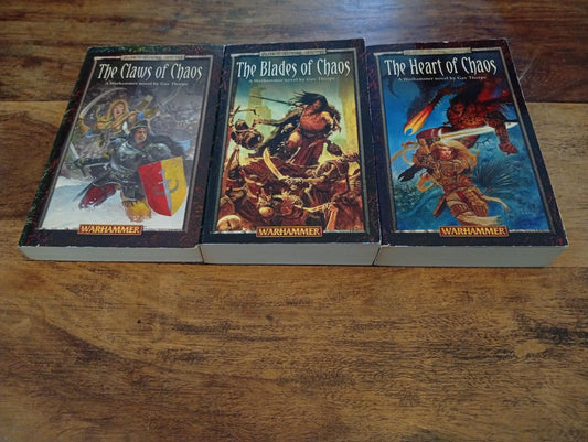 Warhammer Fantasy Slaves To Darkness Trilogy Gav Thorpe Black Library