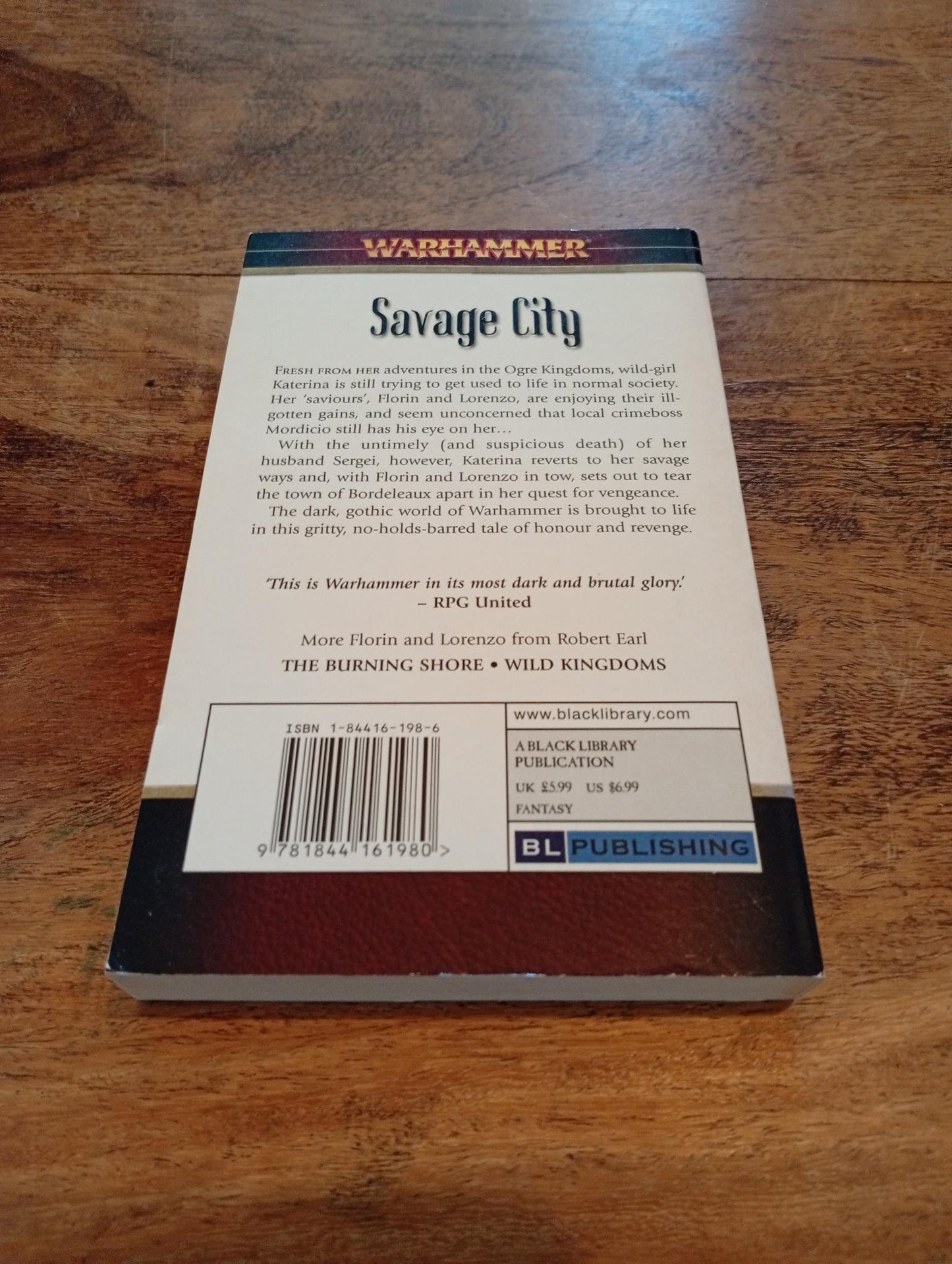 Warhammer Fantasy Savage City Black Library 2005