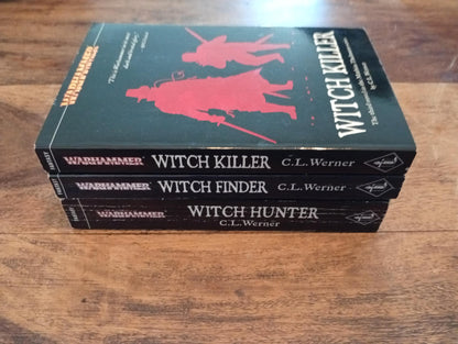 Warhammer Fantasy The Witch Hunter Series 1-2-3 Back Library