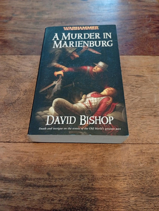 Warhammer Fantasy A Murder in Marienburg David Bishop Back Library