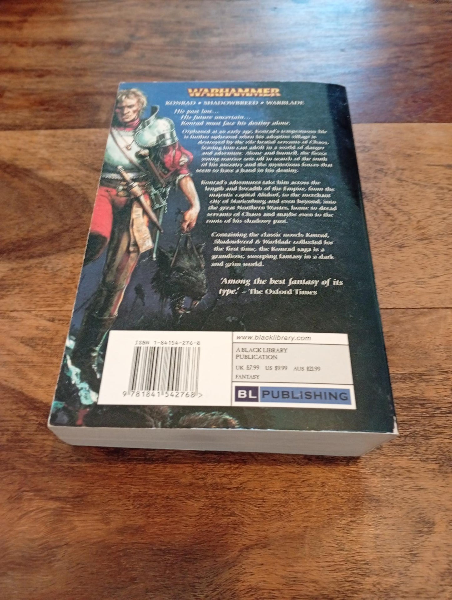 Warhammer Fantasy The Konrad Saga Back Library 2005