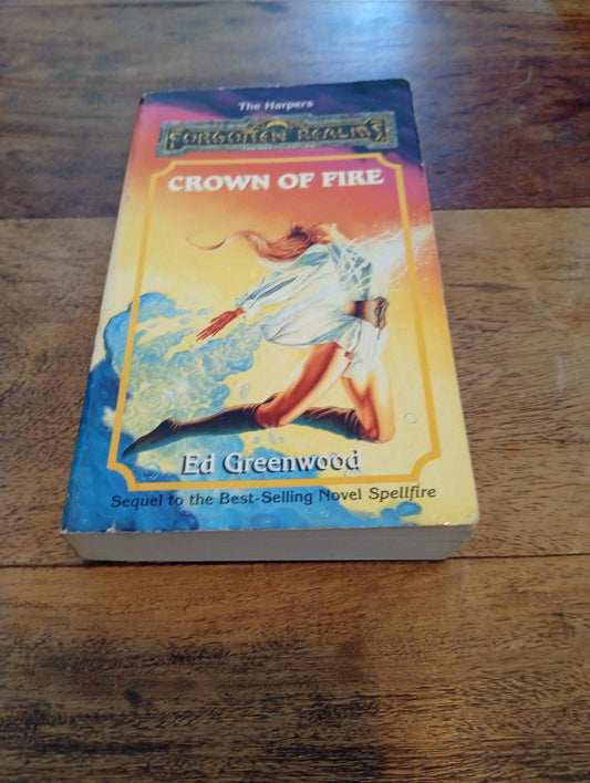 Forgotten Realms Crown of Fire The Harpers #9 Ed Greenwood TSR 1994