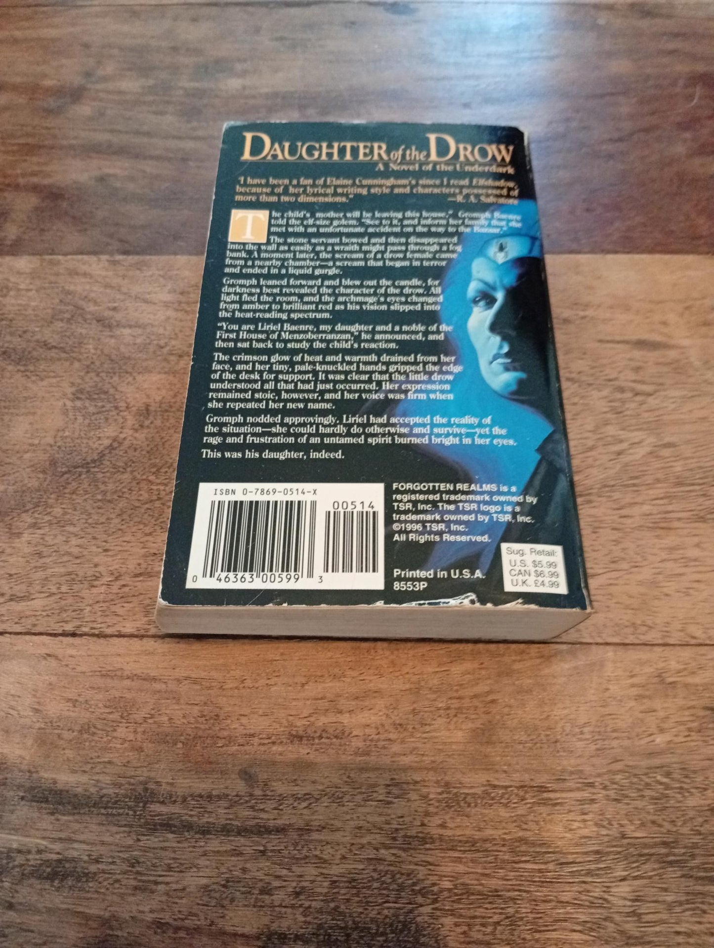 Forgotten Realms Daughter of the Drow Starlight & Shadows #1 TSR 1995