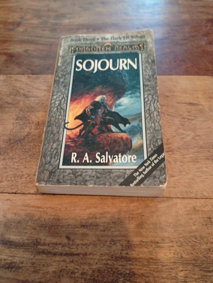 Forgotten Realms Sojourn The Dark Elf Trilogy #3 TSR 1991