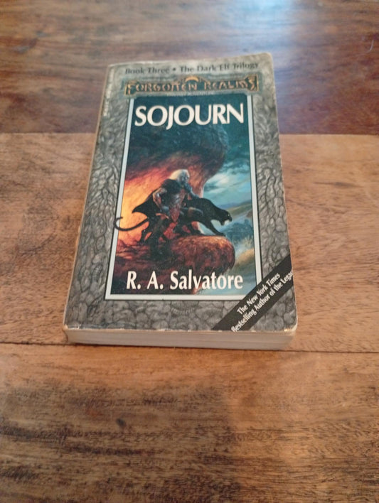 Forgotten Realms Sojourn The Dark Elf Trilogy #3 TSR 1991