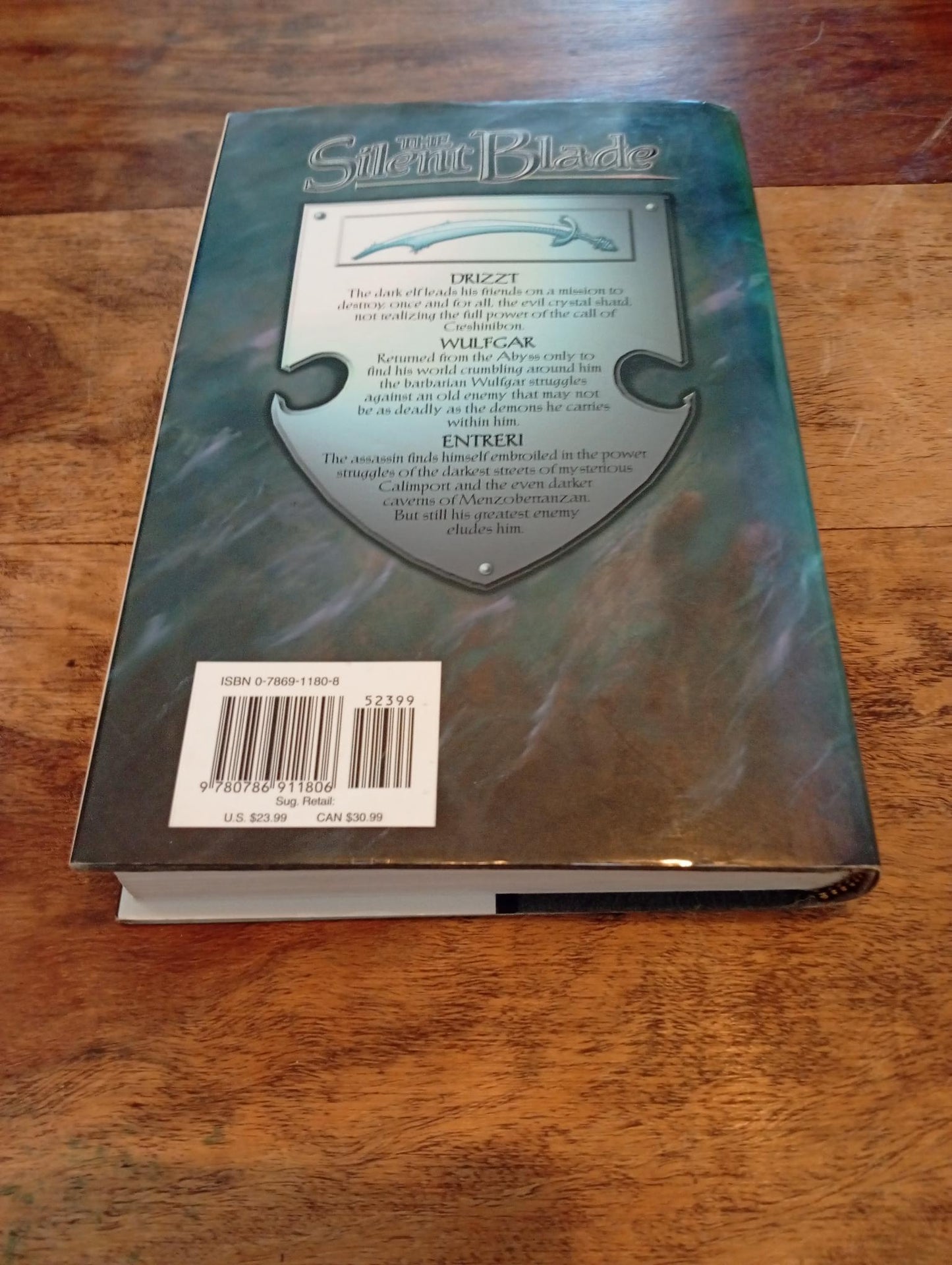 Forgotten Realms The Silent Blade Paths of Darkness #1 Hardcover R.A. Salvatore 1998
