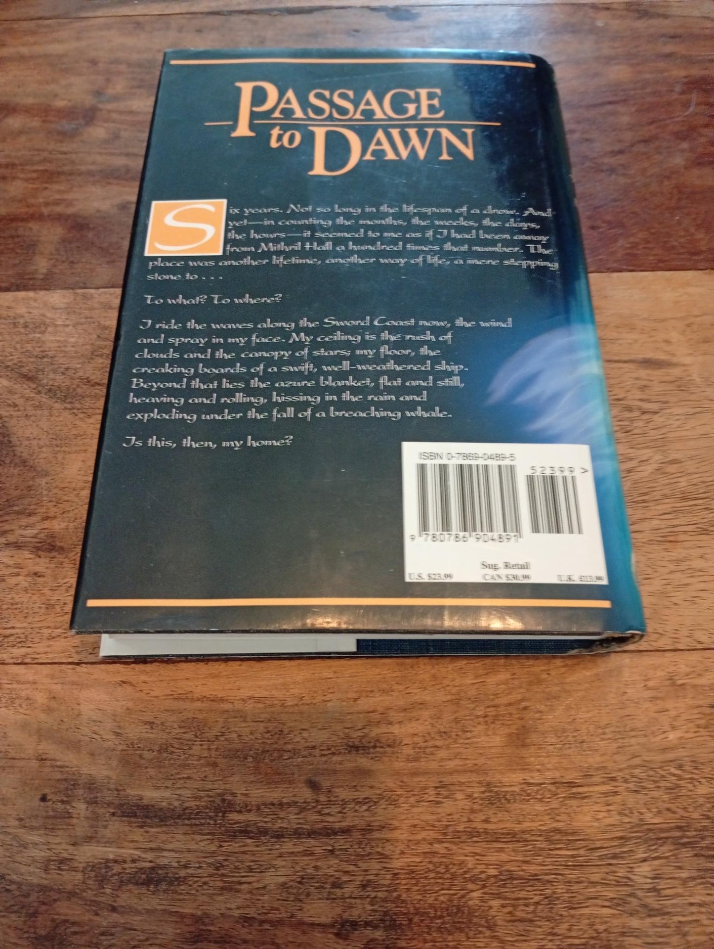 Forgotten Realms Passage to Dawn Hardcover R.A. Salvatore Wizards of the Coast 1996