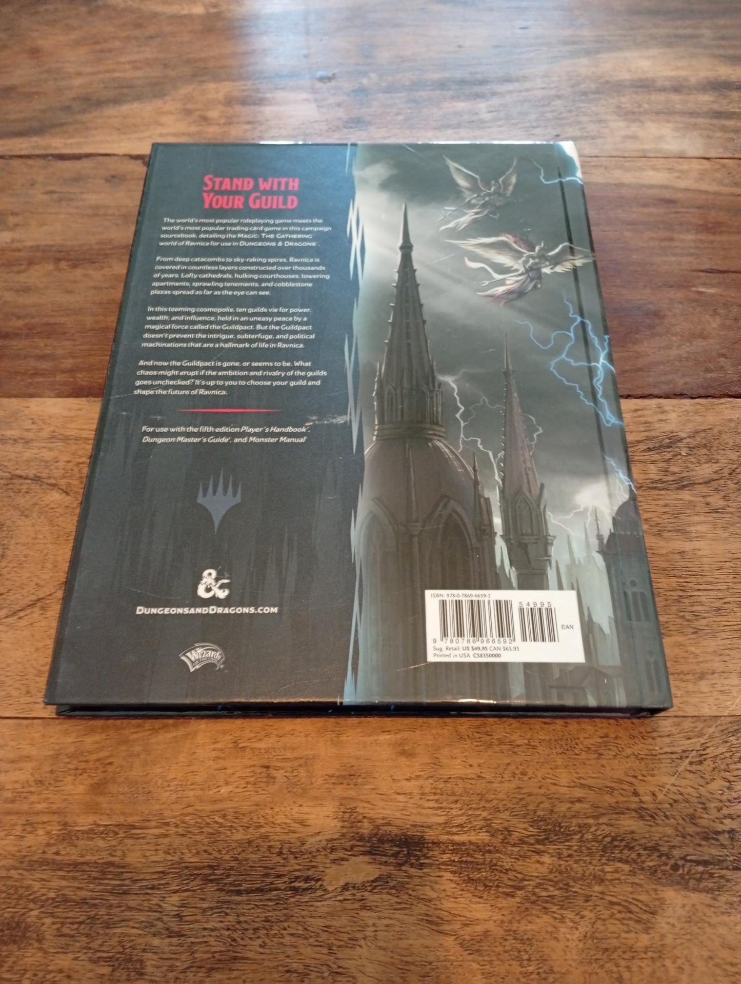 Dungeons & Dragons Guildmasters' Guide to Ravnica 5th Ed Wizards of the Coast 2018