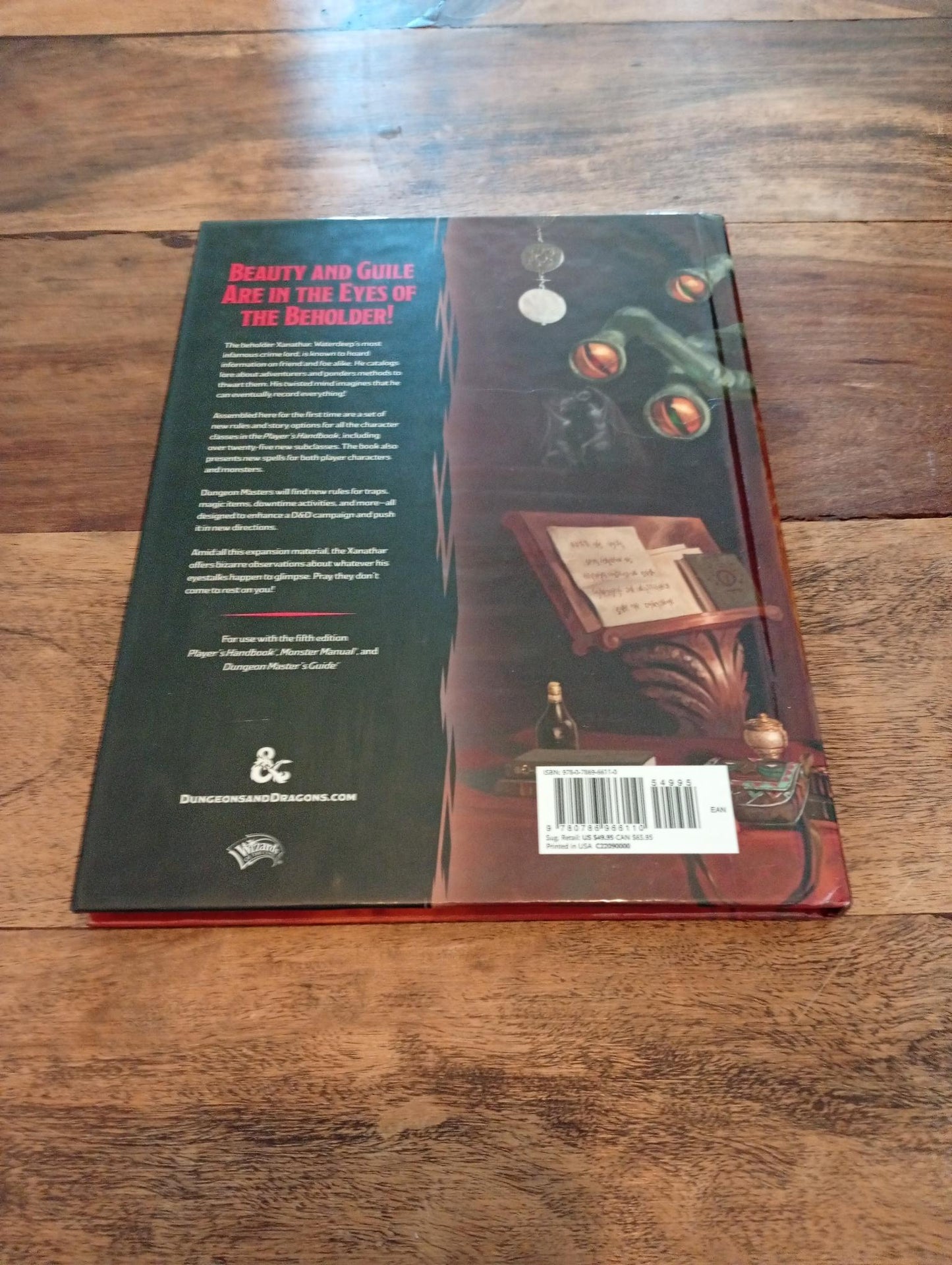 Dungeons & Dragons Xanathar's Guide to Everything 5th Ed Wizards of the Coast 2017