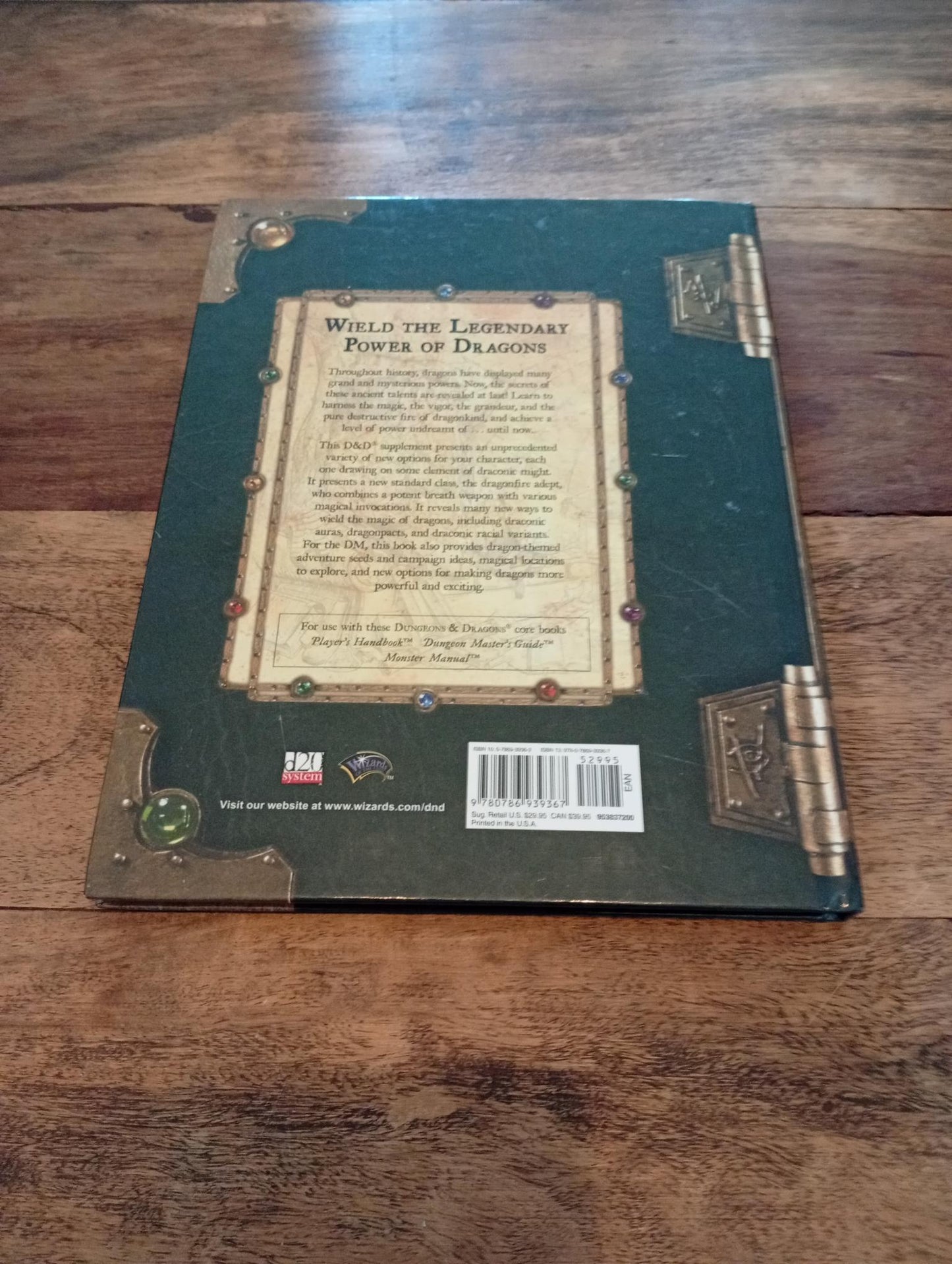 Dungeons & Dragons Dragon Magic 3.5 Hardcover Wizards of the Coast 2006
