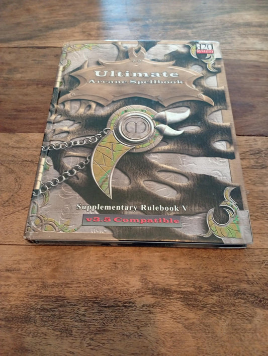 Ultimate Arcane Spellbook d20 Hardcover Mongoose Publishing 2003